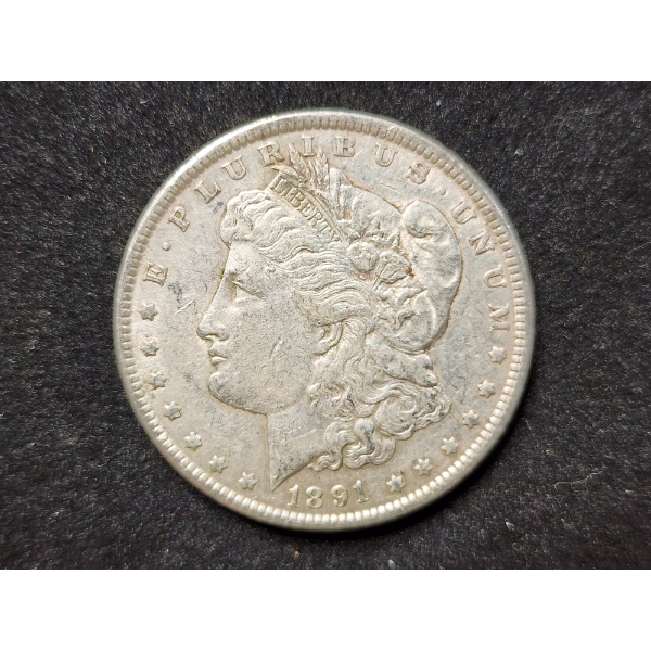 1891 United States Morgan Silver Dollar