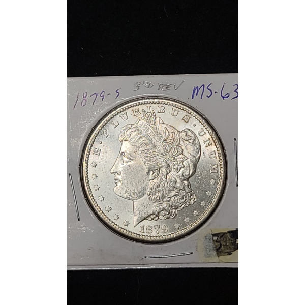 1879-S Morgan Silver Dollar - Incredible Mint State Condition! - 90% Silver US Coin