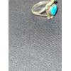Image 3 : Sterling Silver Turquois Ring - Size 4 1/2 - 3.8 Grams 