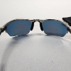 Image 6 : Vintage Oakley Wire Sunglasses 57-18 Polished Chrome Fire Iridium w/ Microfiber Bag