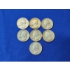 Image 1 : Lot of 7 Silver Washington Quarters x4 1964, x2 1963, x1 1947 - FV: $1.75