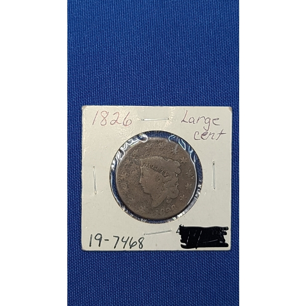 United States 1826 Matron Head Large Cent 