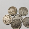 Image 4 : Six Assorted Years United States Buffalo Nickels
