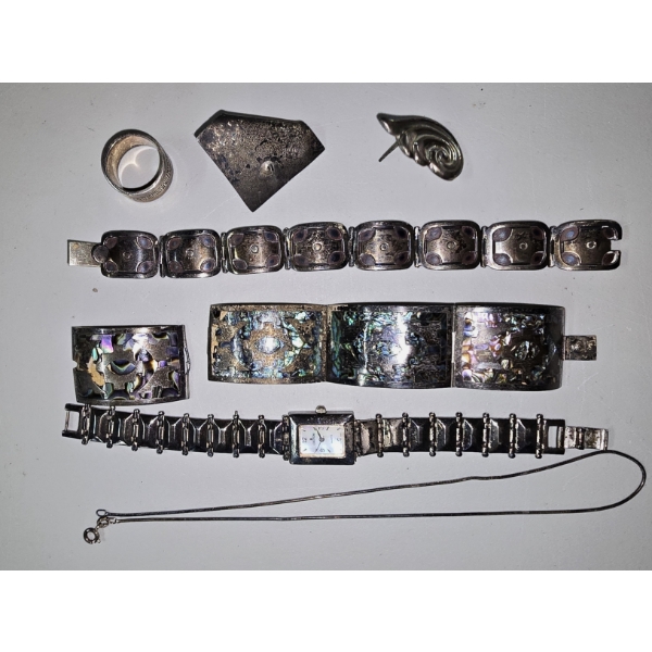 Assorted Jewelry all Marked .925 or Sterling - 141.1g TW