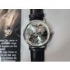 Image 4 : Brand New Statue of Liberty Silver-Tone Watch with Leather Band