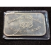 Image 4 : Vintage Welcome to Boston 1973 One Ounce .999 Fine Silver Bar - AMA Commemoration On Back 
