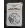 Image 1 : NGC MS69 2009 American Silver Eagle
