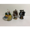 Image 1 : Wizard of Oz Limited Edition Collectible Eggs (2) & Electric Ornament Unknown Working Condition 