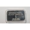 Image 1 : Vintage 1 Troy Ounce .999 Fine Silver International Silver Ingot Co Bar - U.S Viking 2 Lands On Mars