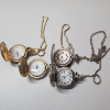 Image 9 : Four Assorted Gold-Tone & Silver-Tone Modern Pocket Watches 