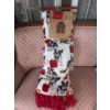 Image 1 : New Soft & Plush Boston Terrier & Beautiful Muliti Color Warm, Fringed Poncho