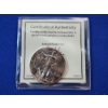 Image 1 : 2018 American Silver Eagle - Nice Subtle Purple Toning - 1 oz .999 Fine Silver with GovMint CoA
