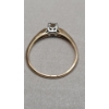 Image 5 : 14K Yellow Gold Engagement Ring With Diamond - Size 9 - Weight: 1.7g