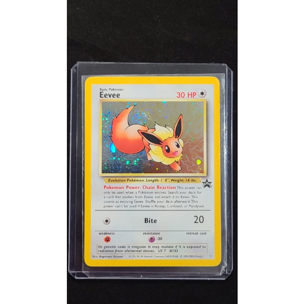 2000 Eevee #11 Holo Black Star Promo Pokémon Trading Card