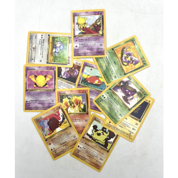 Lot of Vintage '90's Pokemon Cards Featuring 11 1st Edition Cards!!!