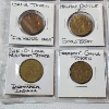 Image 7 : Two Binder Pages of Assorted Tokens/Medals: Gaming, Wooden Nickels, Commemoratives, & More! 