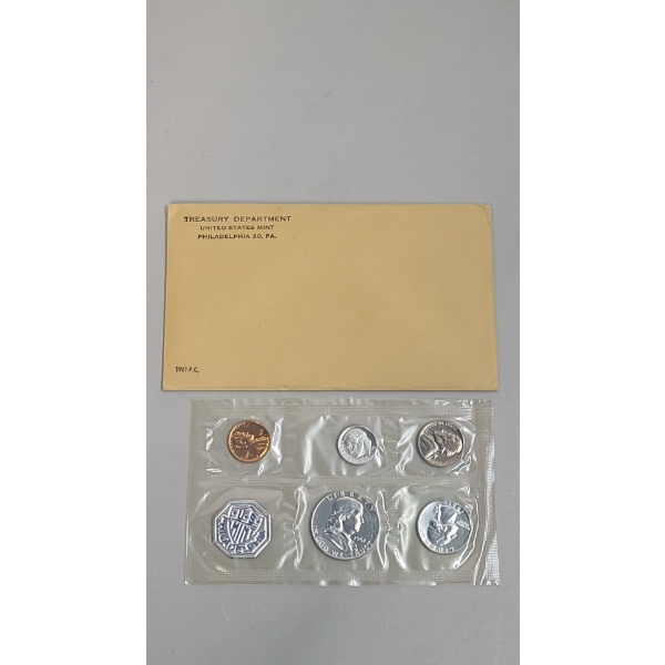 1961 United States Mint Proof Coin Set