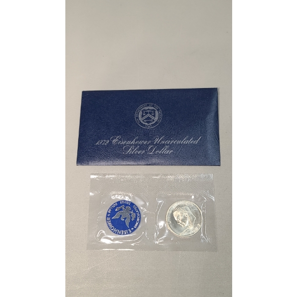 1972-S Eisenhower Uncirculated Silver Dollar