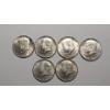 Image 1 : (6) Assorted Years United States 40% Silver Kennedy Half Dollars - Face Value: $3.00