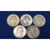 Image 1 : Assorted Years/Mint Marks 90% Silver Washington Head/Standing Liberty Quarters - Face Value: $1.25