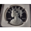 Image 3 : NGC PF70 Ultra Cameo U.S. Mint 225th Anniversary 2017-S Silver 1 Oz Medal - 3 OUT OF 4 COIN SET!