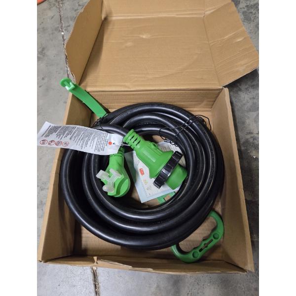 New! 25 Foot RV Mate 30 Amp Lockable Power Extension Cord