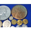 Image 3 : Lot of Assorted U.S. Tokens, Novelty Coins, Eisenhower Dollar, Flying Eagle Cent