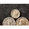 Image 4 : Asstd 90% Silver United States Coins - Standing Liberty Quarter, Washington Quarter & Mercury Dime
