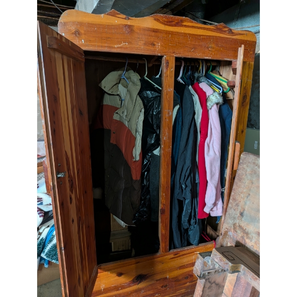 Giant 72"x40" Cedar Closet & Contents 