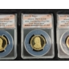 Image 4 : 2011 Presidential Dollar Proof Set of 4 Graded Coins ANACS PR70 DCAM 
