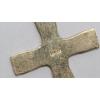 Image 5 : 14K Yellow Gold Detailed Cross Pendant On 14k Yellow Gold 20" Mariner Link Necklace - Weight: 4.6g