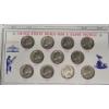 Image 2 : United States World War II 35% Silver Nickel Set In Display - Face Value: $0.55