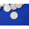Image 2 : Lot of Assorted Year 90% Silver Dimes FV: $4.80 & 1 Canadian 1965 Dime