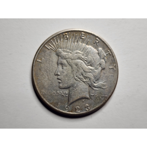 1923-S United States 90% Silver Peace Dollar from San Francisco Mint!
