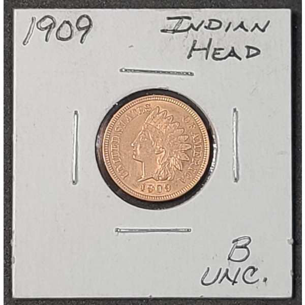 United States Brilliant Uncirculated 1909 Indian Head Cent