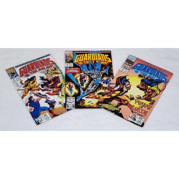 Three Vintage Guardians of the Galaxy Comic Books ~ #21, 22 & 23
