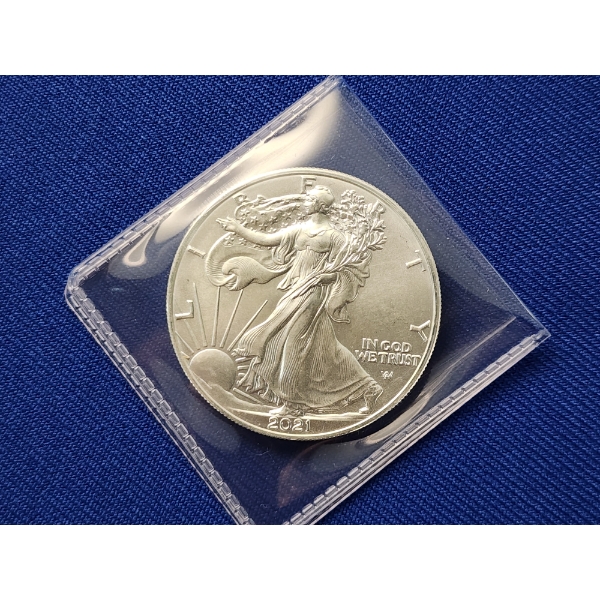 2021 American Silver Eagle 1 oz .999 Fine Silver 
