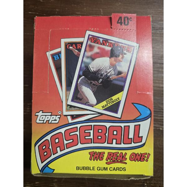 Topps 1988 Baseball  Bubble Gum Cards Wax Box 36ct