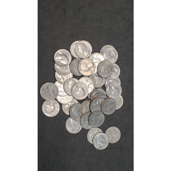 United States Bicentennial Copper-Nickel Clad Quarters - Face Value: $10.00