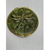 Image 5 : Dragonfly trinket box - 2.5" & Dragonfly Compact Mirror - ***Broken Mirror***