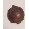 Image 3 : Very Rare Pre Civil War Antique Metal Pocket Flask - Some Deterioration (Holes) See Pics