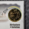 Image 7 : Gold Plated Ohio State Quarter In Display With Three Guardian Angel Tokens
