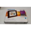 Image 1 : Phillips Home Essentials 7" LCD Digital Photo Frame With Brown Wood Frame 