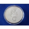 Image 3 : 2017 Ukraine One Hryvnia "Archangel Micheal" 1 Troy oz 999.9 Fine Silver Coin
