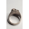 Image 5 : Sterling Silver Navajo Turquoise & Coral Ring - Size 11 - Weight: 16.4g