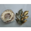 Image 1 : Set of 2 Pretty Costume Jewelry Brooches - Great Condition