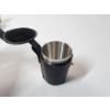Image 2 : Vintage Lucienne Travel Shot Glass with Leather Case