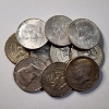 Image 1 : Ten Assorted 40% Silver United States Kennedy Half Dollars ~ Face Value $5.00