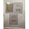 Image 2 : Lot of 3 Cracker Jack & Big League Chew Throwback Cards - Ruth, Joe Jackson & Ty Cobb In 