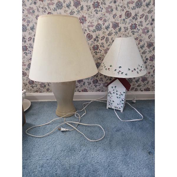 PICKUP IN CANTON - Bird House Lamp 20'' Tall And 24'' Tan Lamp
 (All Items noting "Pickup In CANTON"